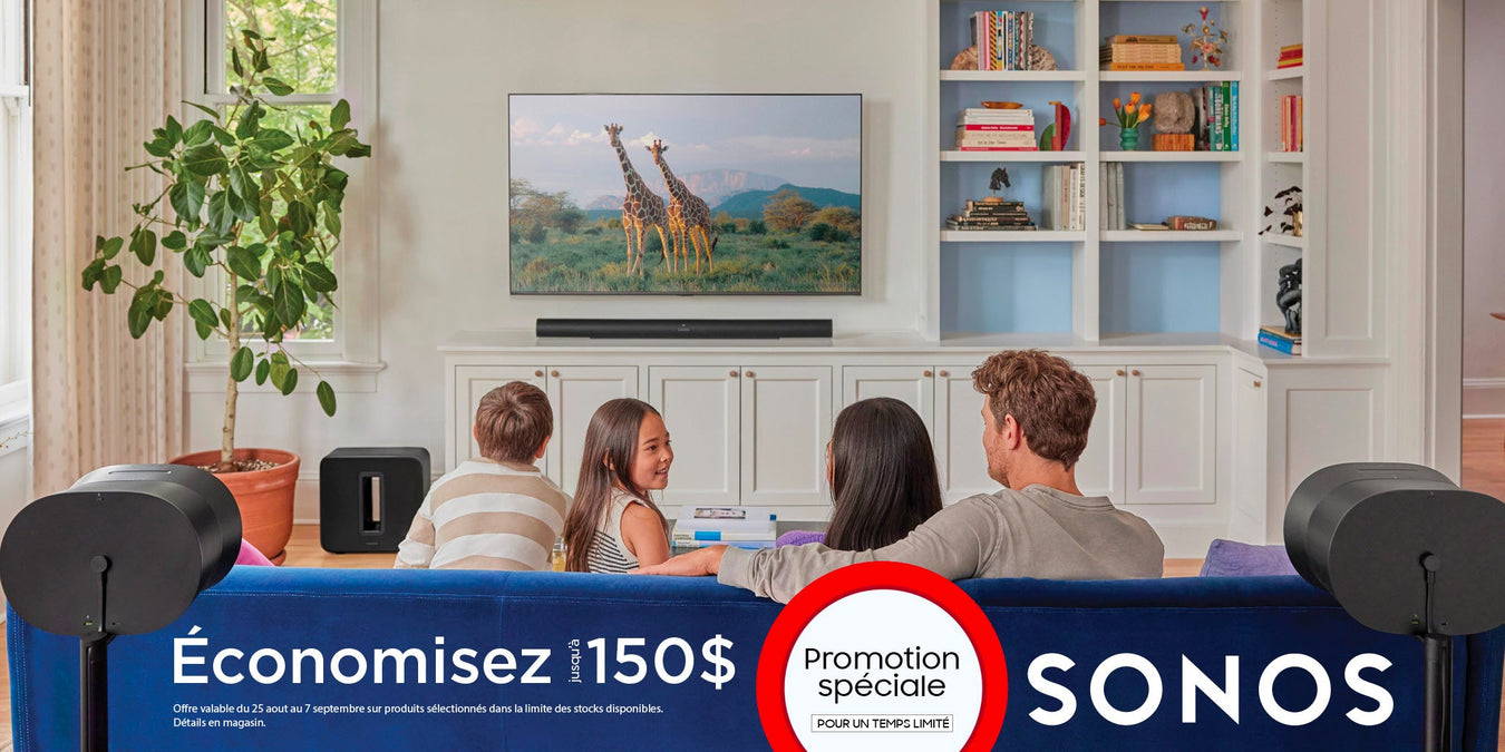 Promotion pour la fête du Travail avec Sonos | SONXPLUS Drummondville