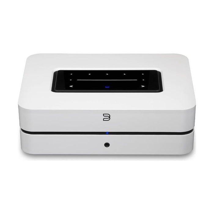 Bluesound Powernode N330WHTUNV | Amplificateur de diffusion musicale multipièces - Sans fil - HiFi - 2 x 80 Watts - Blanc-Sonxplus Drummondville