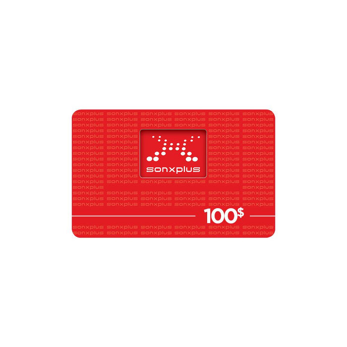 Carte cadeau 100 $-Sonxplus