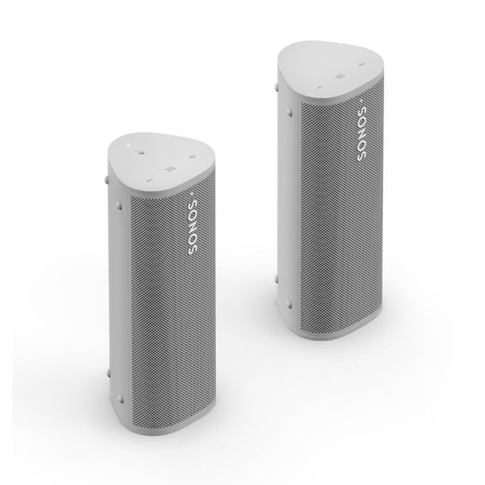 Sonos | Ensemble Aventure - 2 Haut-parleurs Roam portatifs - Bluetooth - Étanche - Blanc-Sonxplus Drummondville