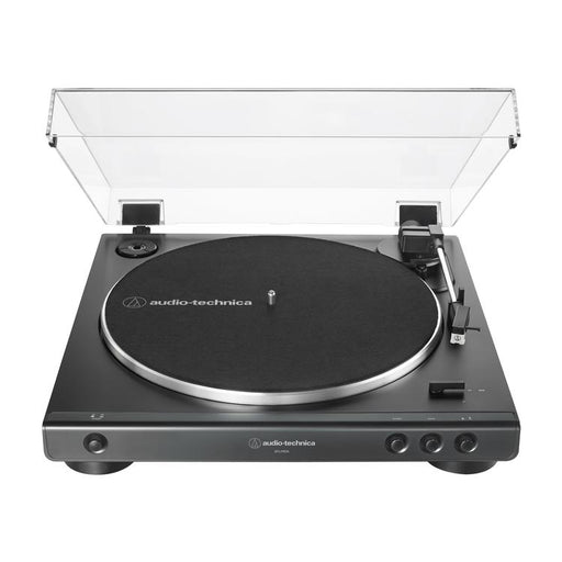 Audio Technica AT-LP60XBK | Table tournante Stéréo - Entraînement par courroie - Entièrement automatique - Noir-Sonxplus Drummondville