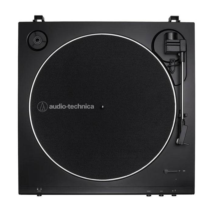 Audio Technica AT-LP60XBK | Table tournante Stéréo - Entraînement par courroie - Entièrement automatique - Noir-Sonxplus Drummondville