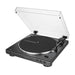 Audio Technica AT-LP60XBTBK | Table tournante Stéréo - Sans fil - Bluetooth - Entraînement par courroie - Entièrement automatique - Noir-Sonxplus Drummondville