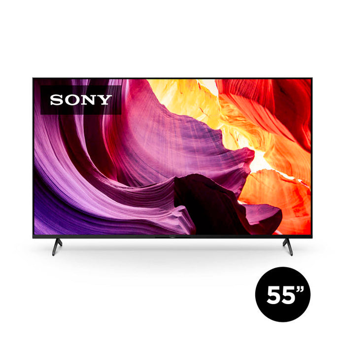 Sony BRAVIA KD55X80K | Téléviseur intelligent 55" - LCD - DEL - Série X80K - 4K Ultra HD - HDR - Google TV-Sonxplus Drummondville