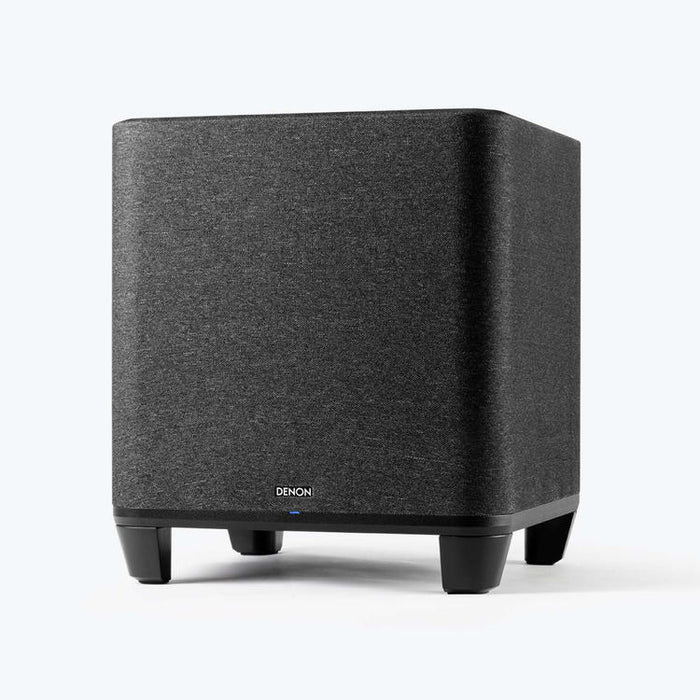 Denon Home Sub | Caisson de graves 8" - Sans fil - HEOS intégré - Connexion Wifi - Compatible avec barre de son et haut-parleurs Denon Home - Noir-Sonxplus Drummondville