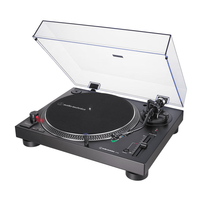 Audio Technica AT-LP120XUSB | Table tournante - Entraînement direct - Analogique et USB - Noir-Sonxplus Drummondville