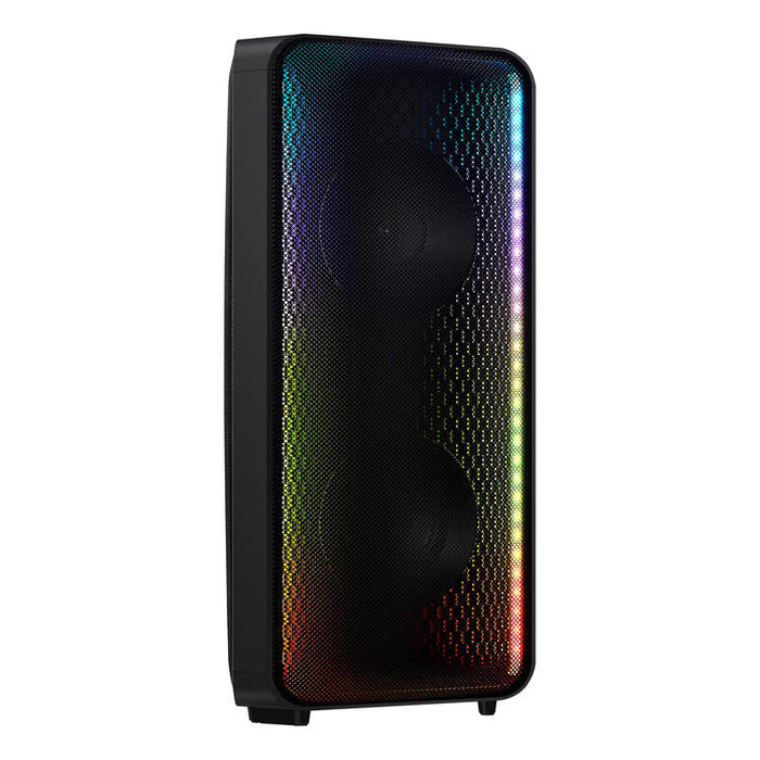 Samsung MX-ST40B | Haut-parleur portable puissant - Tour de son - Bluetooth - 160W - Bidirectionnels - Lumières à DEL - Connexion Bluetooth multiple - Noir-Sonxplus Drummondville