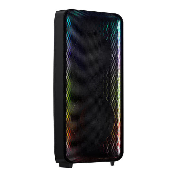 Samsung MX-ST50B | Haut-parleur portable puissant - Tour de son - Bluetooth - 240W - Fonction Karaoké - Lumières à DEL - Connexion Bluetooth multiple - Noir-Sonxplus Drummondville