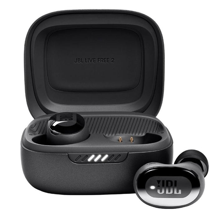 JBL Live Free 2 | Écouteurs intra-auriculaires - 100% Sans fil - Bluetooth - Smart Ambient - Microphones - Noir-Sonxplus Drummondville