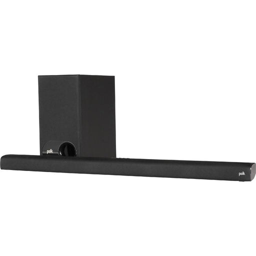 Polk Signa S2 | Barre de son universelle - Avec Caisson de graves sans fil - Bluetooth - Expérience de Cinéma Maison - Voice Adjust - HDMI - Noir-Sonxplus Drummondville