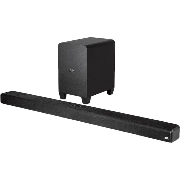 Polk Signa S4 | Barre de son 3.1.2 Certifié Dolby Atmos - Avec Caisson de graves sans fil - Bluetooth - Expérience de Cinéma Maison - Voice Adjust - Noir-Sonxplus Drummondville