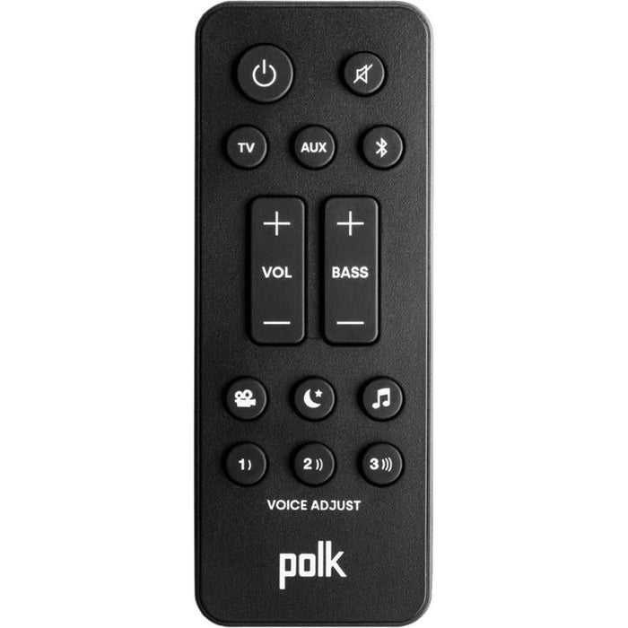 Polk Signa S4 | Barre de son 3.1.2 Certifié Dolby Atmos - Avec Caisson de graves sans fil - Bluetooth - Expérience de Cinéma Maison - Voice Adjust - Noir-Sonxplus Drummondville