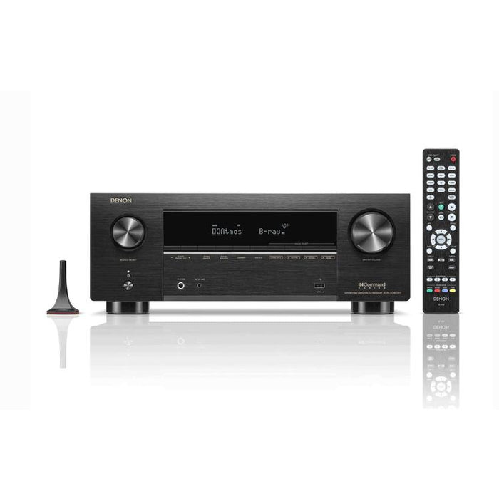 Denon AVRX3800H | Récepteur AV - 9 canaux d'amplification - Cinéma maison - Auro 3D - 8K - HEOS - Noir-Sonxplus Drummondville