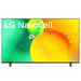 LG 86NANO75UQA | Téléviseur intelligent 86" NanoCell 4K - DEL - Série Nano75 - HDR - Processeur IA a7 Gen5 4K - Noir-Sonxplus Drummondville