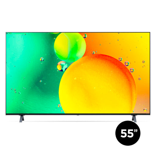 LG 55NANO75UQA | Téléviseur intelligent 55" NanoCell 4K - DEL - Série Nano75 - HDR - Processeur IA a5 Gen5 4K - Noir-Sonxplus Drummondville