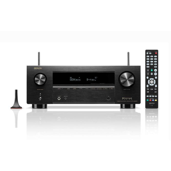 Denon AVRX2800H | Récepteur AV - 7.2 canaux d'amplification - Cinéma maison - 8K - HEOS - Noir-Sonxplus Drummondville