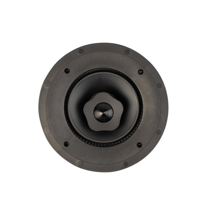 Paradigm CI Elite E65-R V2 | Haut-parleur 6-1/2" encastré - Plafonnier - SHOCK-MOUNT - Noir - Surface blanche prête à peindre - Unité-Sonxplus Drummondville