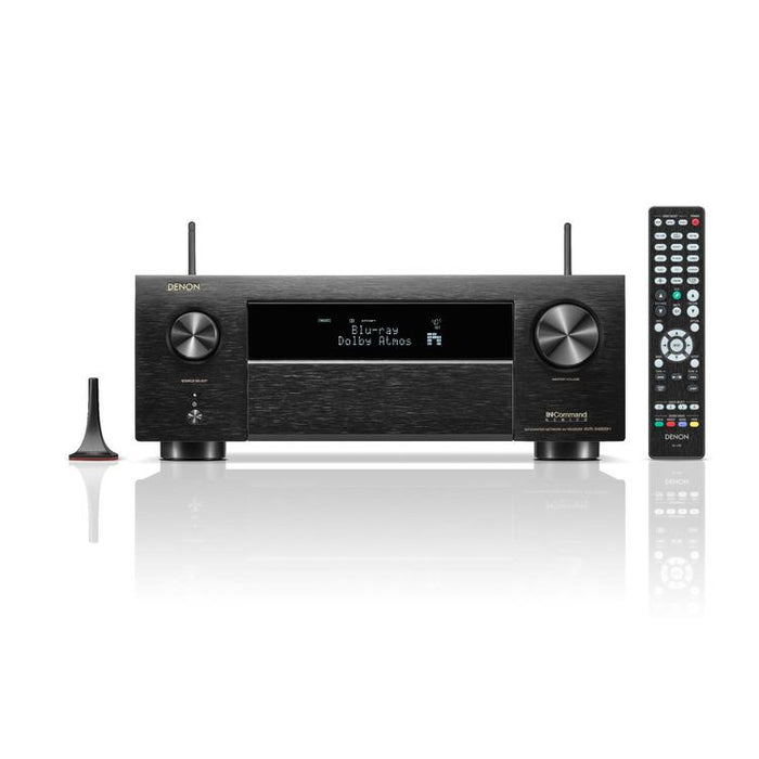 Denon AVRX4800H | Récepteur AV 9.4 canaux - 8K - Auro 3D - Cinéma maison - HEOS - Noir-Sonxplus Drummondville