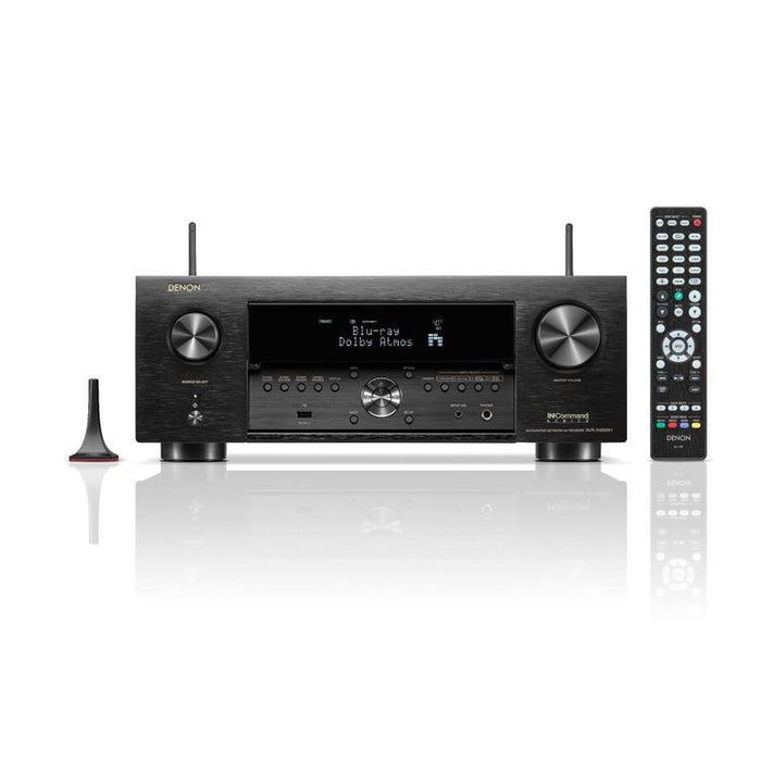 Denon AVRX4800H | Récepteur AV 9.4 canaux - 8K - Auro 3D - Cinéma maison - HEOS - Noir-Sonxplus Drummondville