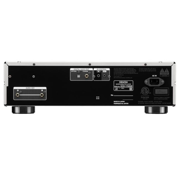 Denon DCD-1700NE | Lecteur CD/SACD - Avec Advanced AL32 Processing Plus - Mécanisme SVH - Argent-Sonxplus Drummondville