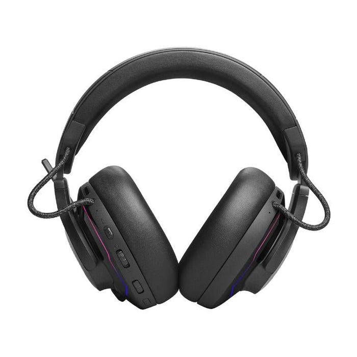 JBL Quantum 910 | Casque de jeu Pro circum-auriculaire - Sans Fil - Éclairage RGB - Réduction de bruit - Noir-Sonxplus Drummondville