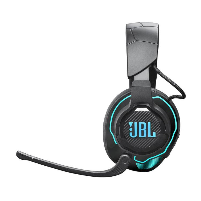 JBL Quantum 910 | Casque de jeu Pro circum-auriculaire - Sans Fil - Éclairage RGB - Réduction de bruit - Noir-Sonxplus Drummondville