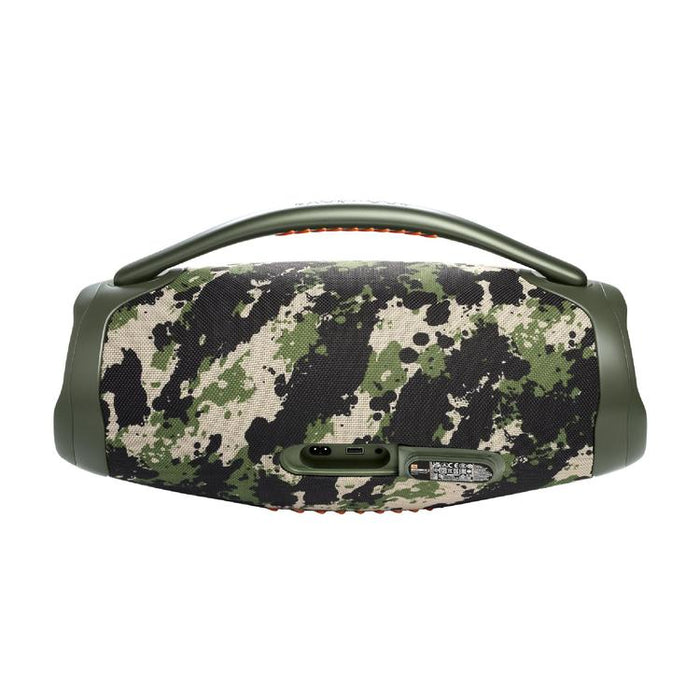 JBL Boombox 3 | Haut-parleur portable - Bluetooth - IP67 - 3 Voies - Camouflage-Sonxplus Drummondville