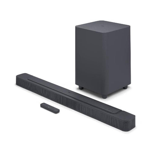 JBL Bar 500 Pro | Barre de son compacte 5.1 - Avec Caisson de graves sans fil - Dolby Atmos - MultiBeam - Bluetooth - Wi-Fi intégré - 590W - Noir-Sonxplus Drummondville