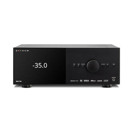 Anthem MRX 740 8K | Récepteur cinéma maison - Préamplificateur 11.2 canaux et Amplificateur 7 canaux - 140 W - Noir-Sonxplus Drummondville