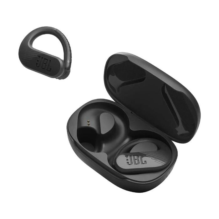 JBL Endurance Peak III | Écouteurs Sport intra-auriculaires - 100% Sans fil - Étanche - Conception Powerhook - Noir-Sonxplus Drummondville