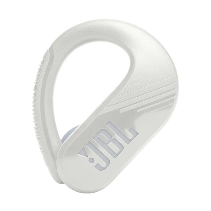 JBL Endurance Peak III | Écouteurs Sport intra-auriculaires - 100% Sans fil - Étanche - Conception Powerhook - Blanc-Sonxplus Drummondville