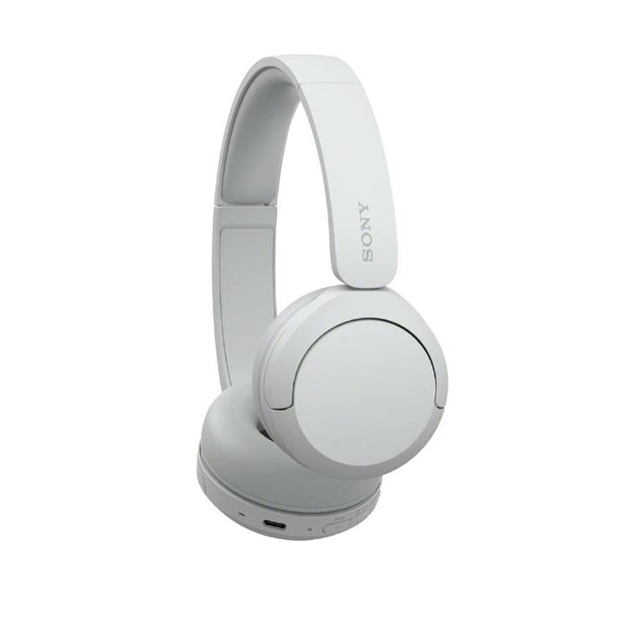 Sony WH-CH520 | Écouteurs supra-auriculaires - Sans fil - Bluetooth - Jusqu'à 50 heures d'autonomie - Blanc-Sonxplus Drummondville