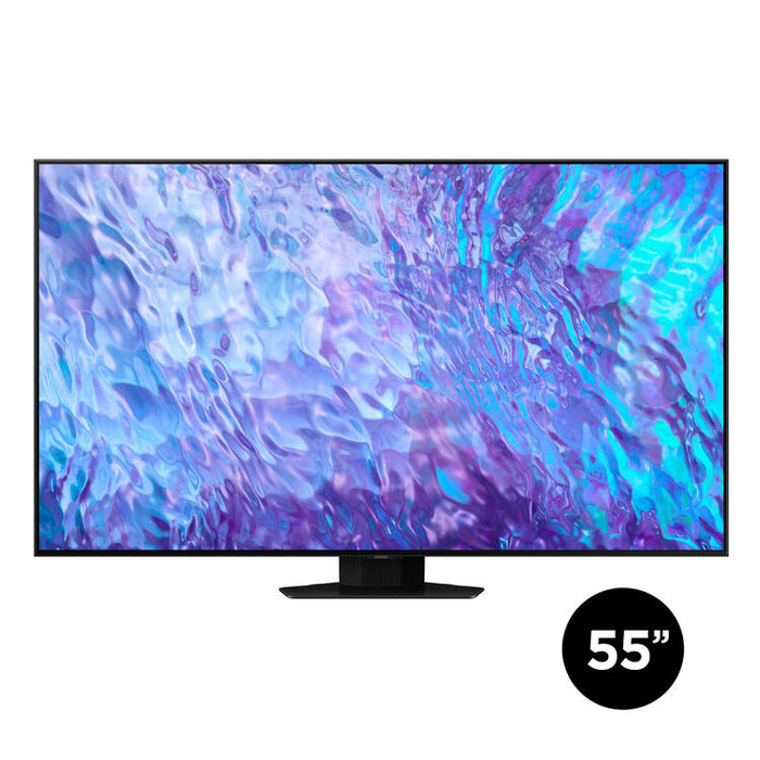 Samsung QN55Q80CAFXZC | Téléviseur intelligent 55" Série Q80C - QLED - 4K - Quantum HDR+-Sonxplus Drummondville