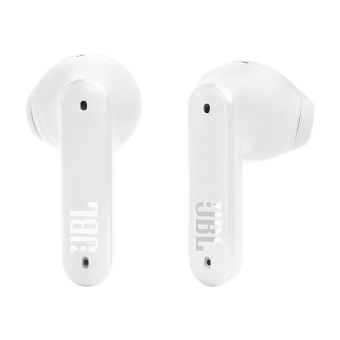 JBL Tune Flex | Écouteurs intra-auriculaires - 100% Sans fil - Bluetooth - Réduction de bruit - Conception Stick-open - IPX4 - Blanc-Sonxplus Drummondville