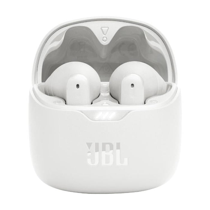 JBL Tune Flex | Écouteurs intra-auriculaires - 100% Sans fil - Bluetooth - Réduction de bruit - Conception Stick-open - IPX4 - Blanc-Sonxplus Drummondville