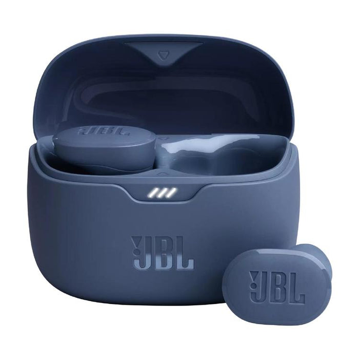 JBL Tune Buds | Écouteurs intra-auriculaires - 100% Sans fil - Bluetooth - Réduction de bruit - 4 microphones - Bleu-Sonxplus Drummondville