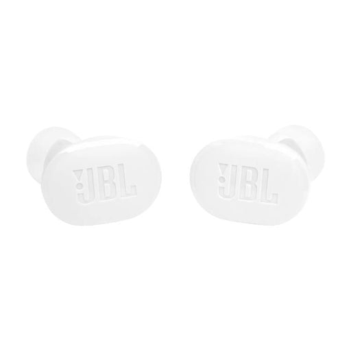 JBL Tune Buds | Écouteurs intra-auriculaires - 100% Sans fil - Bluetooth - Réduction de bruit - 4 microphones - Blanc-Sonxplus Drummondville