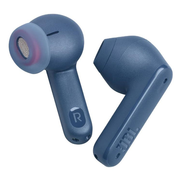 JBL Tune Flex | Écouteurs intra-auriculaires - 100% Sans fil - Bluetooth - Réduction de bruit - Conception Stick-open - IPX4 - Bleu-Sonxplus Drummondville