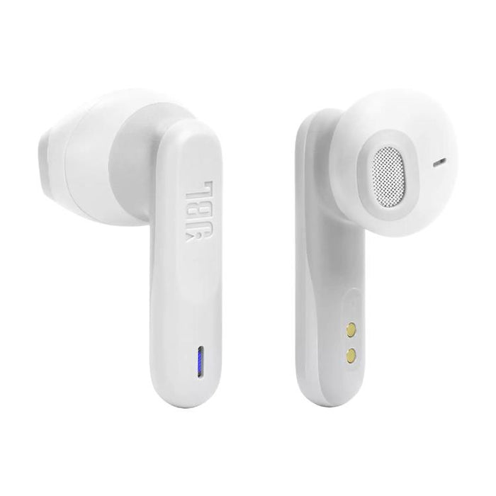 JBL Vibe Flex | Écouteurs intra-auriculaires - Sans fil - Bluetooth - Conception Stick-open - Technologie Smart Ambient - Blanc-Sonxplus Drummondville