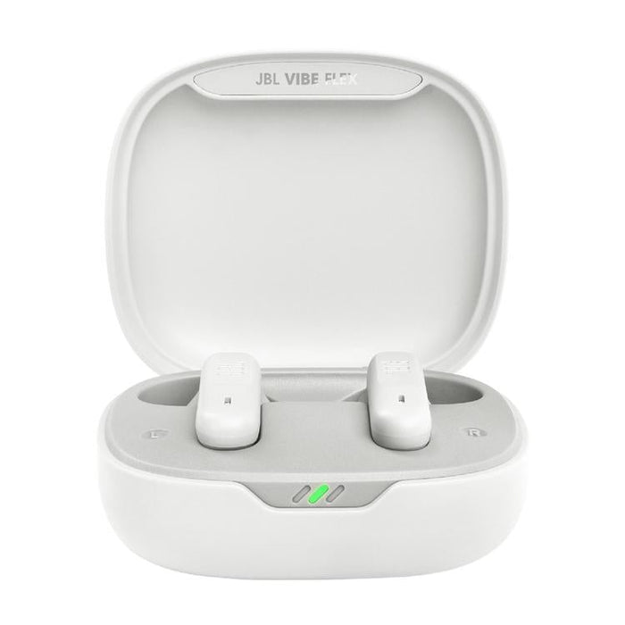 JBL Vibe Flex | Écouteurs intra-auriculaires - Sans fil - Bluetooth - Conception Stick-open - Technologie Smart Ambient - Blanc-Sonxplus Drummondville