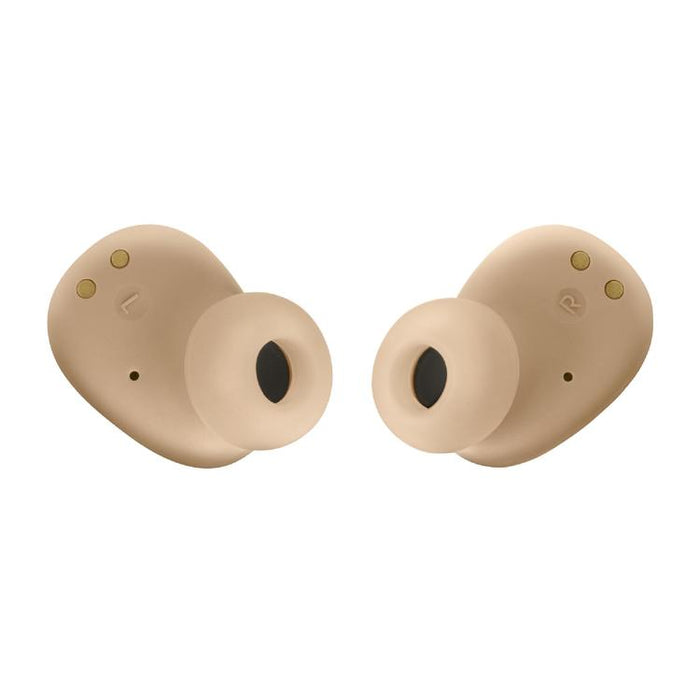 JBL Vibe Buds | Écouteurs intra-auriculaires - Sans fil - Bluetooth - Technologie Smart Ambient - Beige-Sonxplus Drummondville