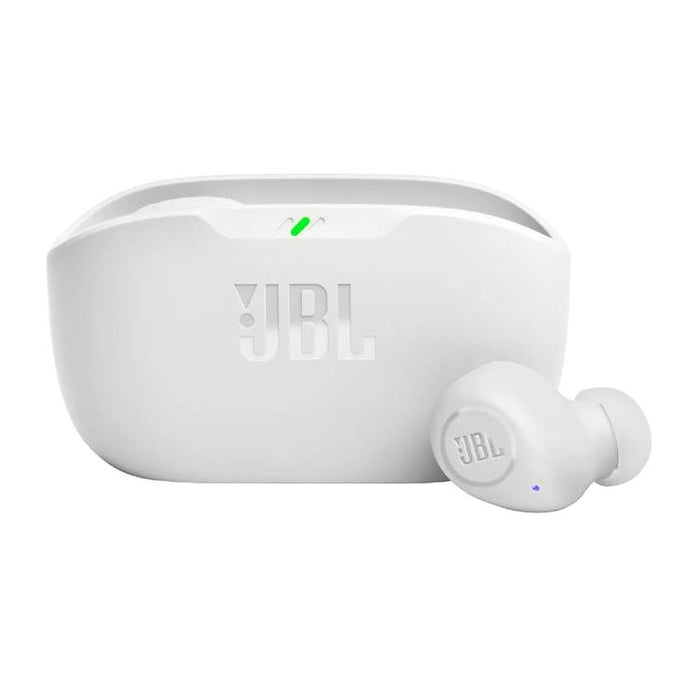 JBL Vibe Buds | Écouteurs intra-auriculaires - Sans fil - Bluetooth - Technologie Smart Ambient - Blanc-Sonxplus Drummondville