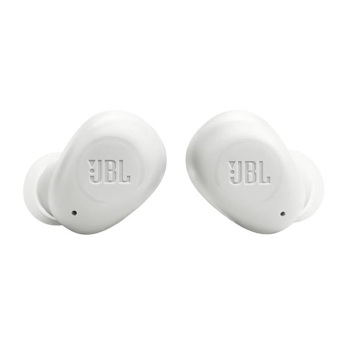 JBL Vibe Buds | Écouteurs intra-auriculaires - Sans fil - Bluetooth - Technologie Smart Ambient - Blanc-Sonxplus Drummondville