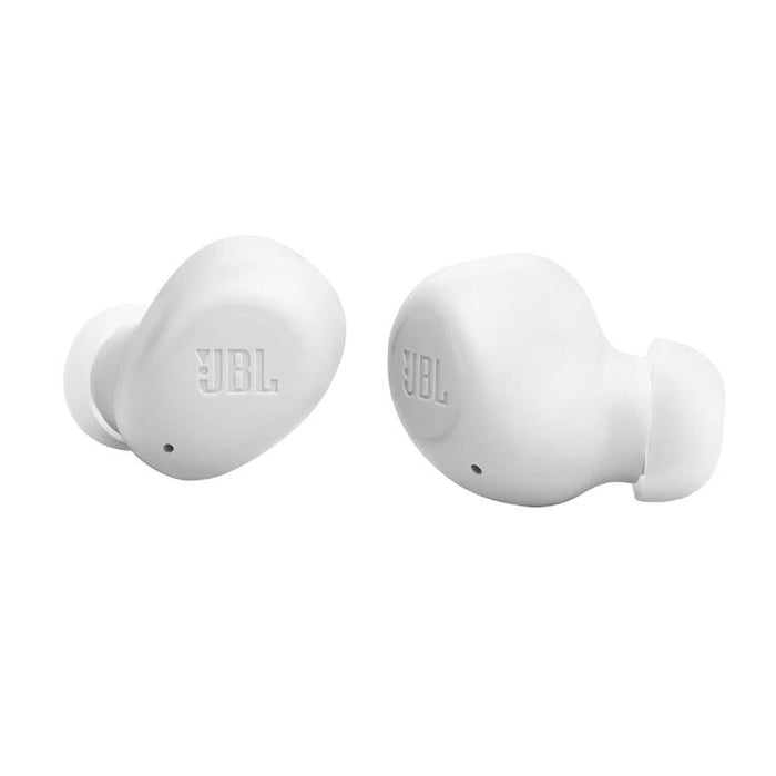 JBL Vibe Buds | Écouteurs intra-auriculaires - Sans fil - Bluetooth - Technologie Smart Ambient - Blanc-Sonxplus Drummondville