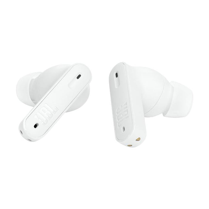 JBL Tune Beam | Écouteurs intra-auriculaires - 100% Sans fil - Bluetooth - Smart Ambient - Conception Stick-open - Blanc-Sonxplus Drummondville