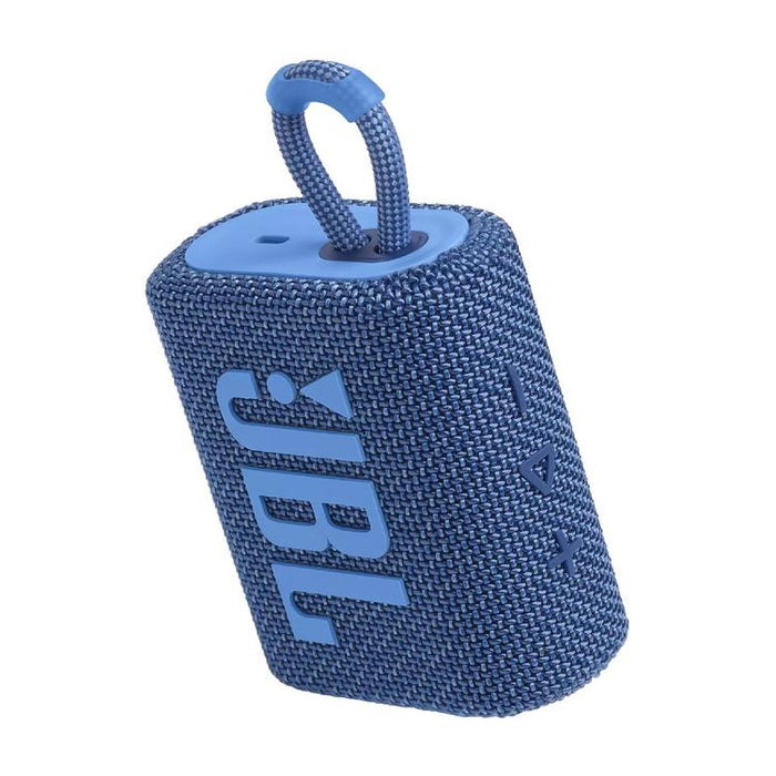 JBL Go 3 Eco | Mini Haut-parleur - Ultra-portable - Bluetooth - IP67 - Bleu-Sonxplus Drummondville