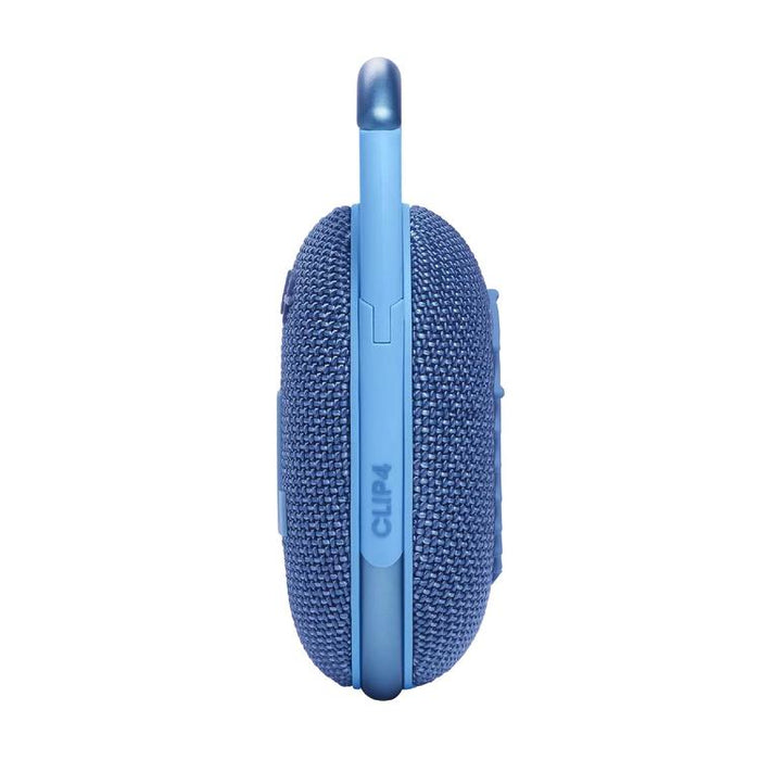 JBL Clip 4 Eco | Haut-parleur - Ultra-portable - Étanche - Bluetooth - Mousqueton intégré - Bleu-Sonxplus Drummondville