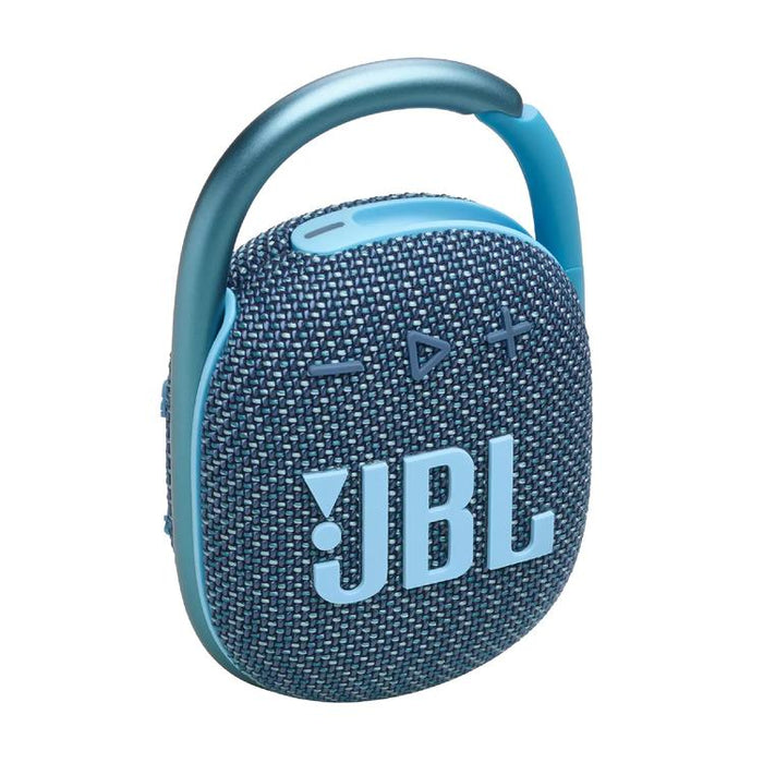 JBL Clip 4 Eco | Haut-parleur - Ultra-portable - Étanche - Bluetooth - Mousqueton intégré - Bleu-Sonxplus Drummondville