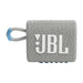 JBL Go 3 Eco | Mini Haut-parleur - Ultra-portable - Bluetooth - IP67 - Blanc-Sonxplus Drummondville