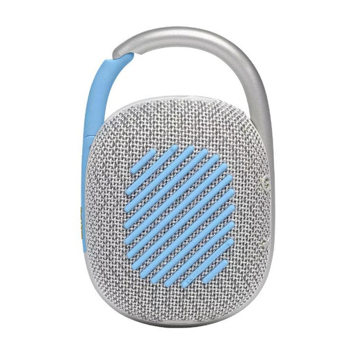 JBL Clip 4 Eco | Haut-parleur - Ultra-portable - Étanche - Bluetooth - Mousqueton intégré - Blanc-Sonxplus Drummondville